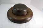 Antique  Wooden Hat Form Mold Block  Millinery    7    952   563
