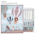 Bedtime Originals Up Up   Away 3-piece Animals hot Air Balloon Crib Bedding Set