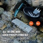 Uimoso Gold Panning Kit With Sluice Box12  Aluminum Gold Mining Equipment 16 Pcs