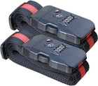 Travel Luggage Strap Adjustable Suitcase Packing Belt With Tsa Combination Lo   