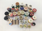 35 Sewing Thread Various Spools Talon Zaye Super Sheen Various Others Vintage