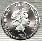 2022 Ram Of Calvary Truth Series Niue 1 Oz Silver  2 Coin Bu Limited Mintage