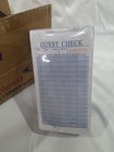 Guest Check Book  Two-part Carbonless-20 Books- 50 Per Book Free Shipping