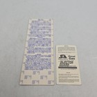 1987 World Series Game 2 Minnesota Twins Ticket Stub   Patron Receipt