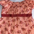 American Girl 18  Doll Retired Caroline Travel Outfit Coral Floral Dress Only