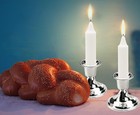 The Dreidel Company Silver Candle Holders  Shabbat Candle Sticks  Ornate Silver