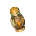 Vintage 5 Pc Russian Nesting Dolls Signed Paguohoba Russia Beautiful Hand Paint