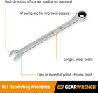 Gearwrench 1-1 8  4 Degree Swing Arch 12 Point Ratcheting Combination Wrench - 8