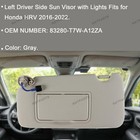 Left Driver Sun Visor W  Lights Fits For  Honda Hrv 2016-2022 83280t7wa12za