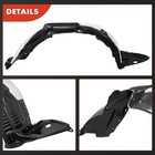 Front Inner Fender Liners With Clips   Foam For Highlander 2014-2018 Hdpe New