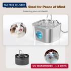 Cat Water Fountain Stainless Steel  Pet Fountains For Cats dog Indoor Automatic