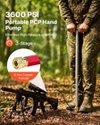 Vevor Pcp Hand Pump 3 Stage High Pressure Air Rifle Pump 24 82 Mpa 3600 Psi