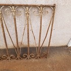 Antique Victorian Iron Gate Window Garden Fence Architectural Salvage Door  325