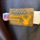 Vtg Cabelas Mens L Whitetail Orange Camo Goretex Fleece Hunting Jacket Pants Set