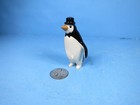 Hagen Renaker-papa Penguin With Hat   White Feet Ceramic Figurine-used