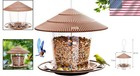 Squirrel-proof Brown Bird Feeder     Durable   Perfect For Outdoor Bird Watching