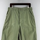 Vintage Vietnam War Og 107 Pants Sz 34x33  fits 32x31  Baker 60s Sateen Fatigue