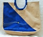 Royal Caribbean International Cruise Line Burlap Tote Bag