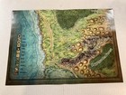 Dungeons   Dragons Sword Coast Poster Map Neverwinter Wood Folded Multi-color