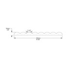 Outwater 9-7 8  X 78-3 4  White Hill 3d Decorative Wall Panel