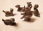 Vintage Spoontique Small Pewter Figurines Lot Of 6