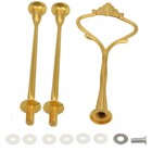 Crown 2 3 Tier Cake Cupcake Plate Stand Handle Hardware Fitting Holder Au