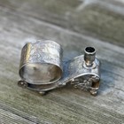Antique Rogers Bros Victorian Silverplate Napkin Ring Floral No 223
