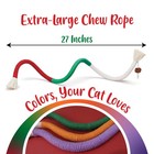 Shizhoo 6 Pcs Cat Chew Ropes   Silvervine Sticks With Gale Fruit   Raffi