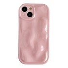 Caseative For Iphone 14 Case water Ripple Wave Meteorite Bubble Chrome Pink