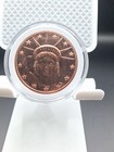 1oz 999 Fine Copper Round Statue Of Liberty Design