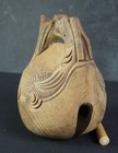 Japanese Wooden Fish Drum Mokugyo Mallet Traditional Buddhist Percussion 1950