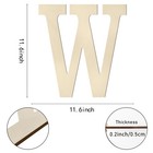Wooden Letters 12 Inch W  1 5 Inch Thick Large Wooden Letters For Wall Decor    