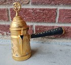 Antique Vintage Islamic Middle East Arabic Dallah Copper Alloy Coffee Pot Jug