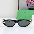  Bottega Veneta Bv1390s Women s Knot Cat Eye Black Frame Sunglasses