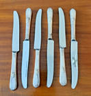 Set Of 6 Vintage 1847 Rogers Bros Ss Modern Dinner Knife 8 5 8  Adoration 