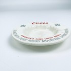 Vintage Coors Ceramic Ashtray America s Fine Light Beer Brewed Rocky Mountain 