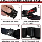 4 Pack Lashing Straps With Buckles 1 Inch    5 Feet Cargo Tie-down Strap Black