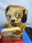 Fp Fisher Price  473 Merry Mutt Original Pull Toy Circa 1949 Antique