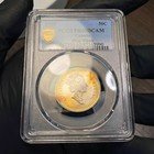 Pr65dcam 1998 Canada Blue Whale Fifty Cents Silver Proof  Pcgs Trueview- Toned