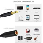 Jomley 1 4 To 3 5mm Adapter  Trs 6 35mm Female To 3 5mm Male Headphone Adapter