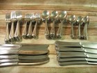 Wallace 18 10 Continental Bead Stainless Flatware Set 120 Pc  Service For 24