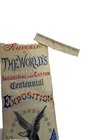 Very Rare 1884-1885 World   s Industrial   Cotton Exposition Stevengraph Bookmark