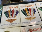 Indianapolis 500 Vintage Program Lot Worn W  Brickyard Inaugural W  Magazines
