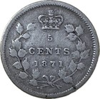 1871 Canada 5 Cents 7 7