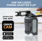 Microbrite Pro Kit With Pocket Microscope   Smartphone Adapter Clip