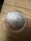 1850 France 5 Francs Silver Coin     C  r  s     High Grade Au unc      Beautiful Luster