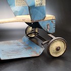 Taylor Tot Stroller Walker Vintage 1950s Mcm Blue Metal Push Toy Rare    