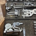 Complete Antique Singer Sewing 1889 Refinished Oak Puzzle Box   Attachments