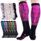 6 Pairs Compression Socks Knee High 15-20mmhg Graduated Support Men s Women s Us