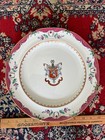 Spode Armorial Tunno Family Crest Coat Of Arms 6 Dinner Plates Pro Rege Et Lege